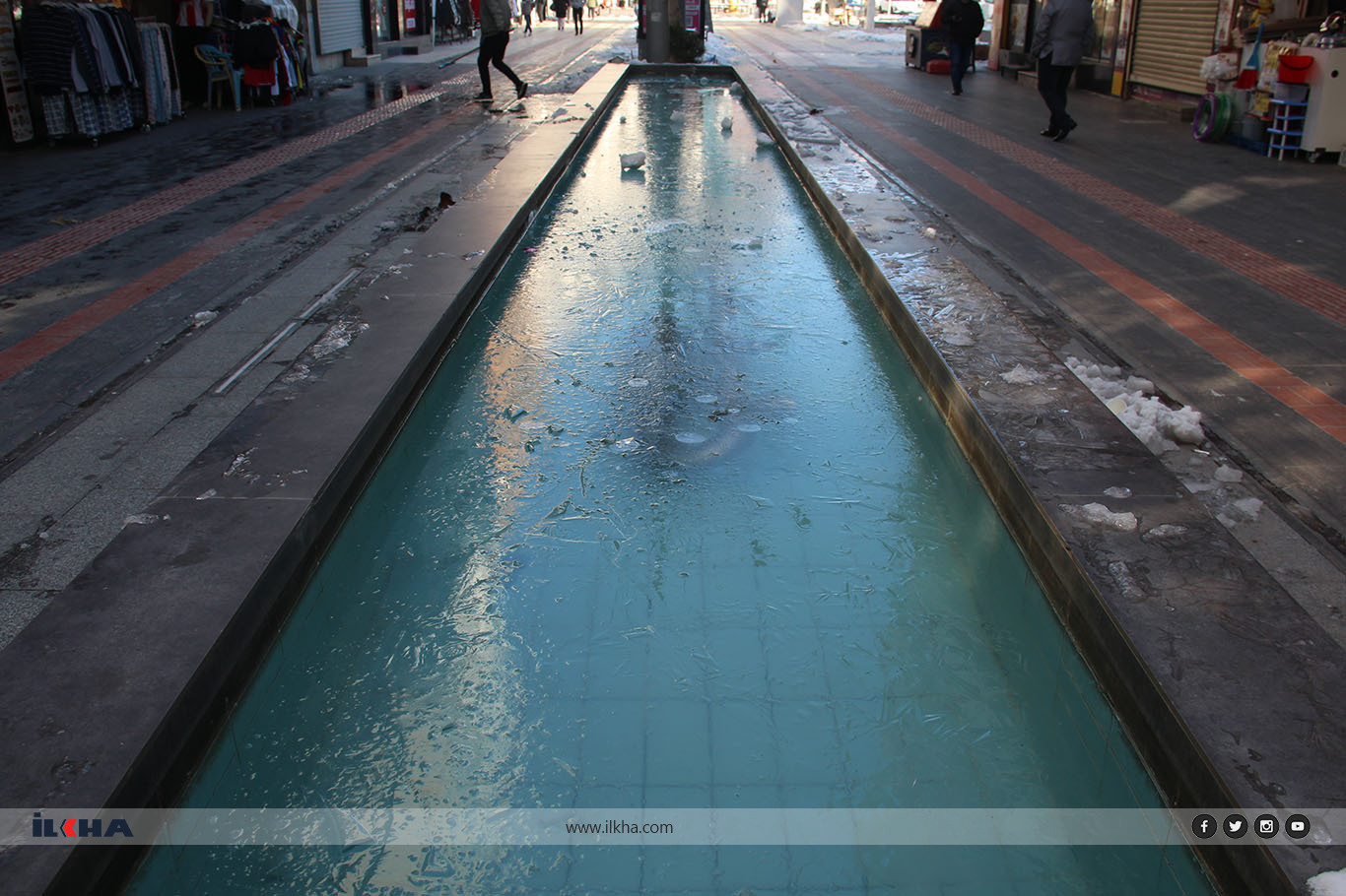 Batman'da kar sonrası cadde ve sokaklar buz pistine döndü