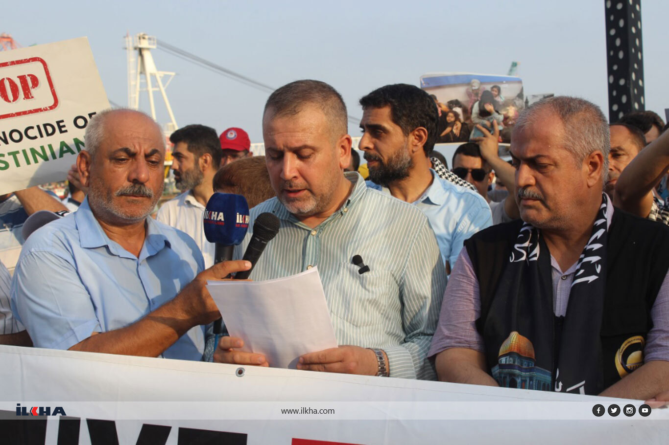 Mersin ayakta: Gazze'deki işgalci zulmü protesto edildi Mersin ayakta: Gazze'deki işgalci zulmü protesto edildi