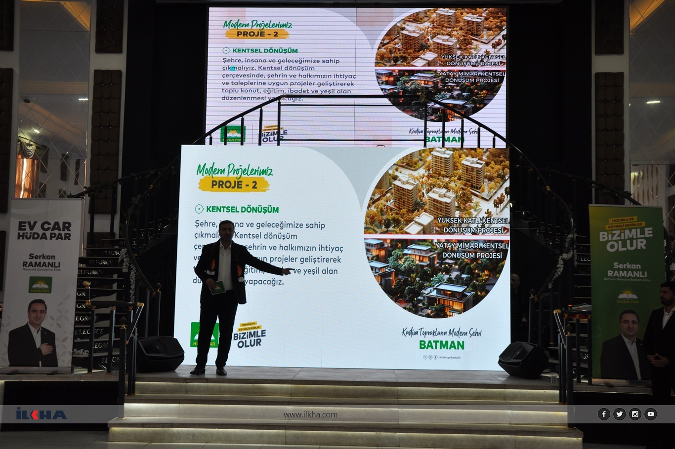 Batman Belediye Başkan adayı Ramanlı, projelerini ve meclis üyelerini açıkladı