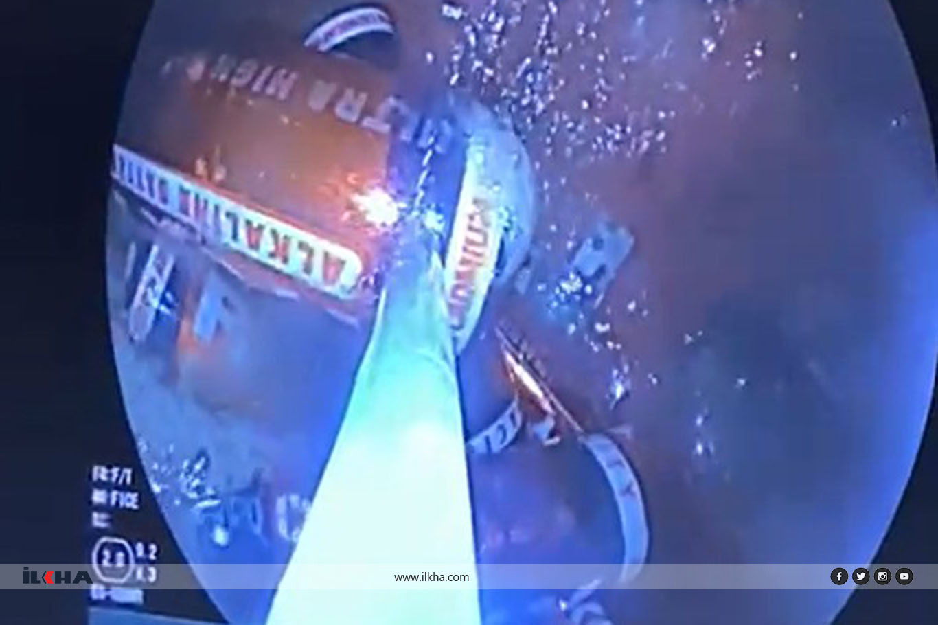 Bir kişi yuttuğu 9 kalem pil ve 3 jilet endoskopiyle çıkarıldı