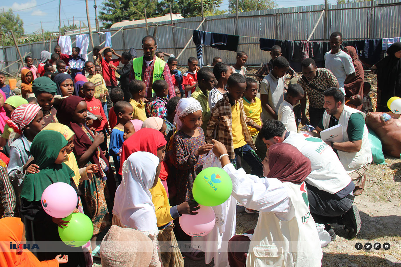 IHO EBRAR, Etiyopya'da yüzlerce yetimi giydirdi