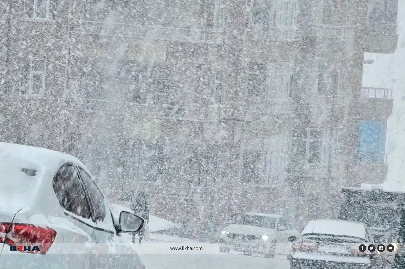 Şırnakta yollar buz pistine döndü (6)