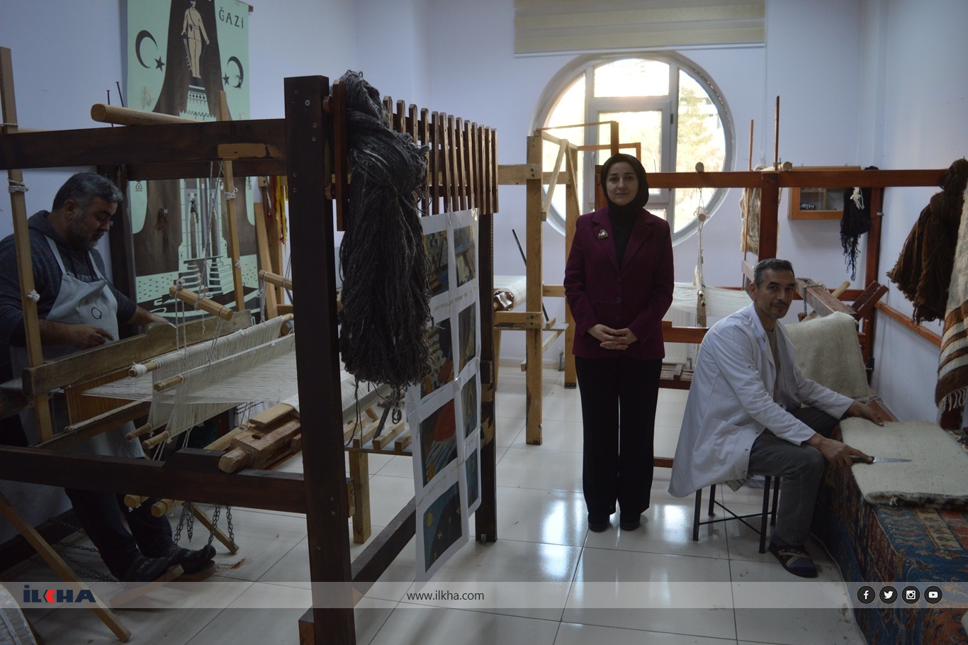 Tiftik ilmek ilmek dokundu, Kur’an-ı Kerim kılıfına dönüştü