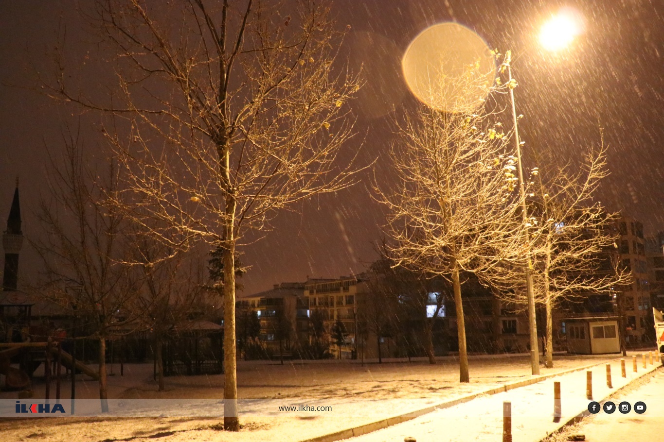 Ankara’da kar yağışı etkili oldu