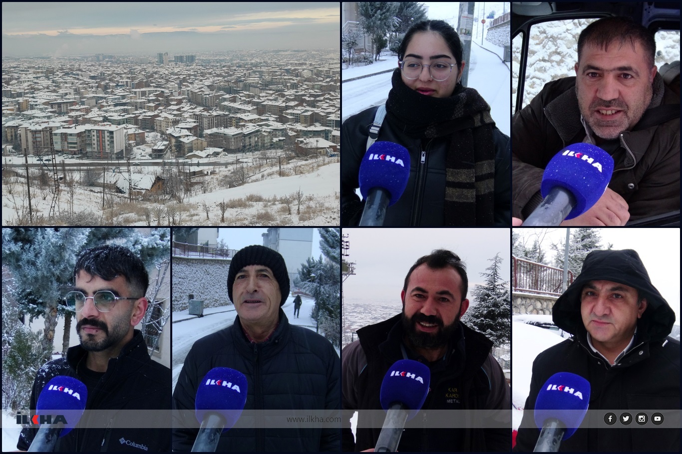 Malatya'da kış mevsiminin ilk kar yağışı: Sevinç ve mağduriyet bir arada 