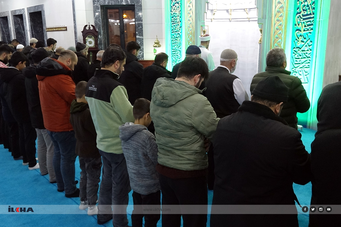 Ağrı Merkez Camiinde sabah namazı buluşması gerçekleştirildi