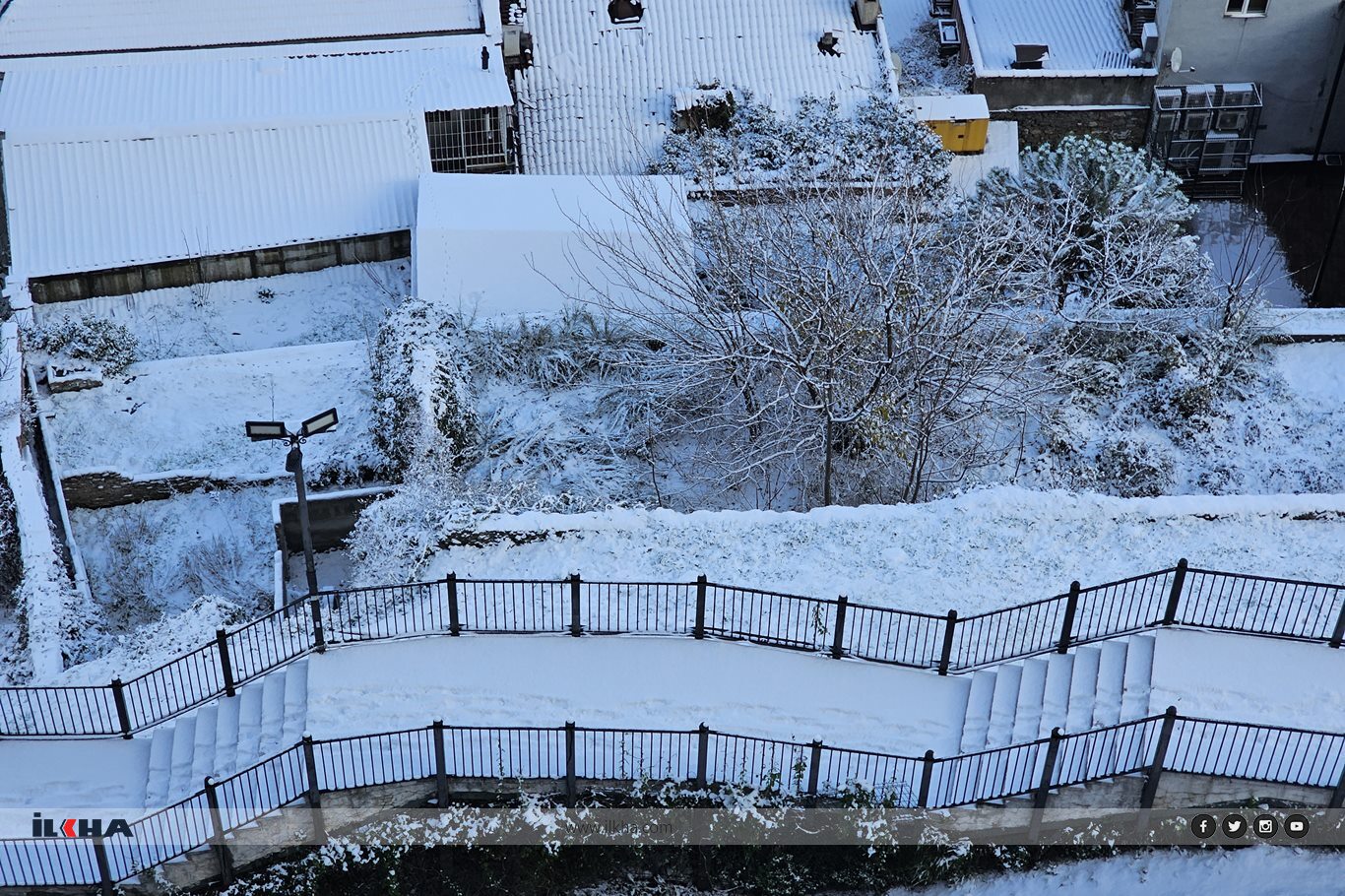 Kar yağışı Bursa’ya kartpostallık görüntüler sundu