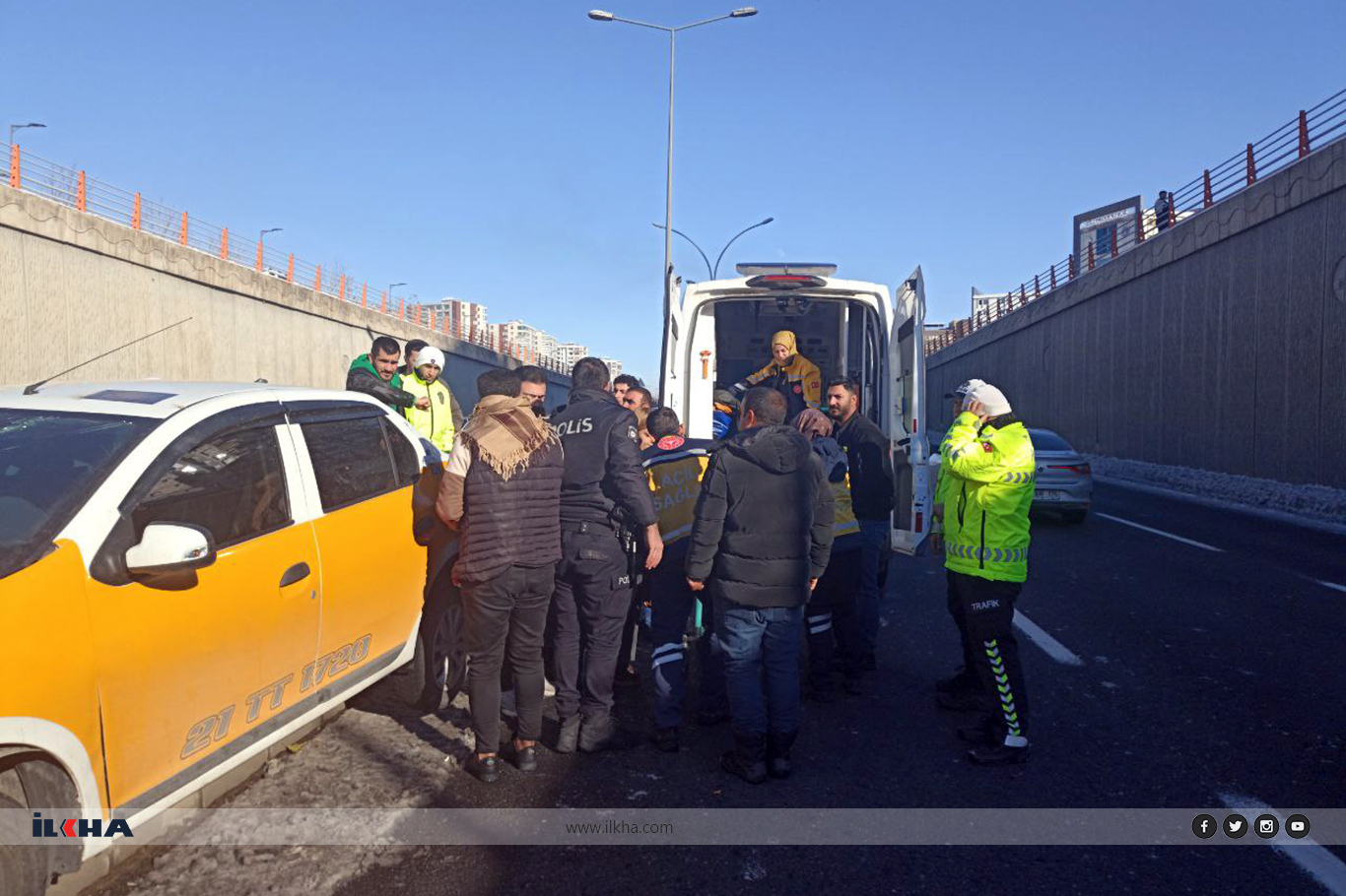 Gizli buzlanma kazaya neden oldu: 1 yaralı