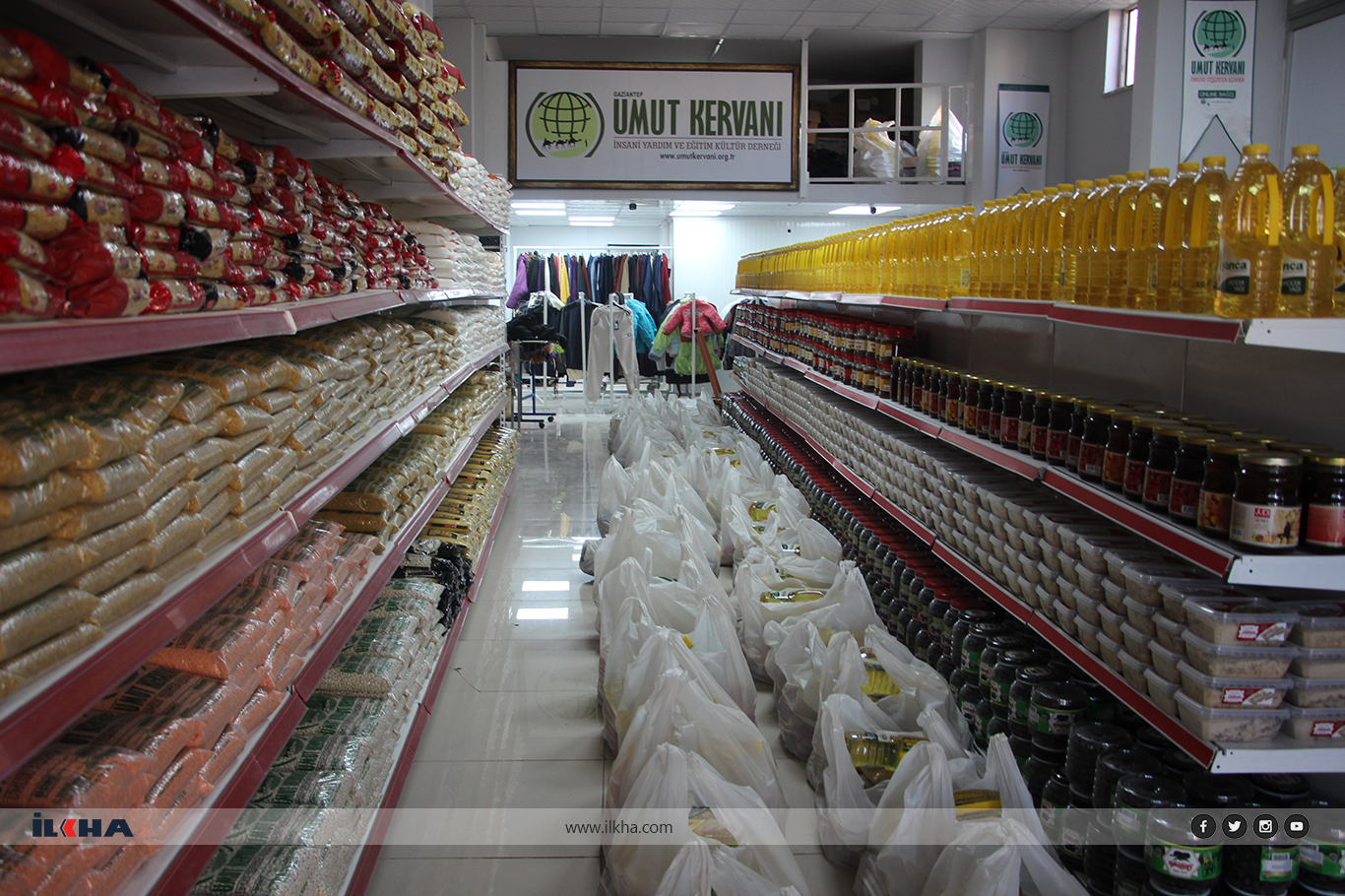 Gaziantep Umut Kervanı üç aylar münasebetiyle yüzlerce ailenin yüzünü güldürdü