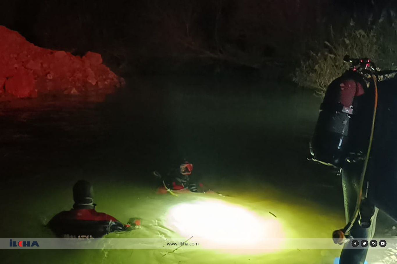 Malatya'da dereye düşen işçi hayatını kaybetti