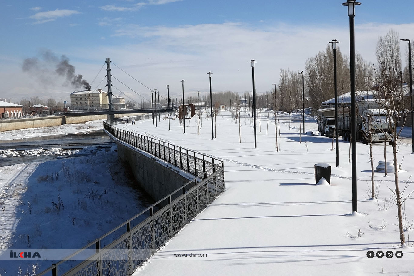 Kar yağışı nedeni ile Ağrı, Ardahan, Erzurum, Iğdır ve Kars'ta 1874 yerleşim yeri ulaşıma kapandı