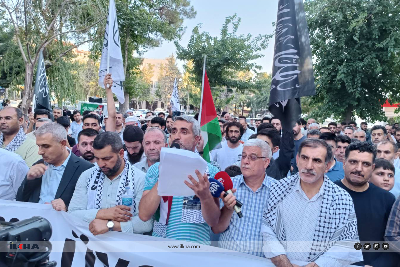 Şanlıurfa’dan Gazze’ye güçlü destek: “Gazze ölüyor, ayağa kalk!” Şanlıurfa’dan Gazze’ye güçlü destek: “Gazze ölüyor, ayağa kalk!”