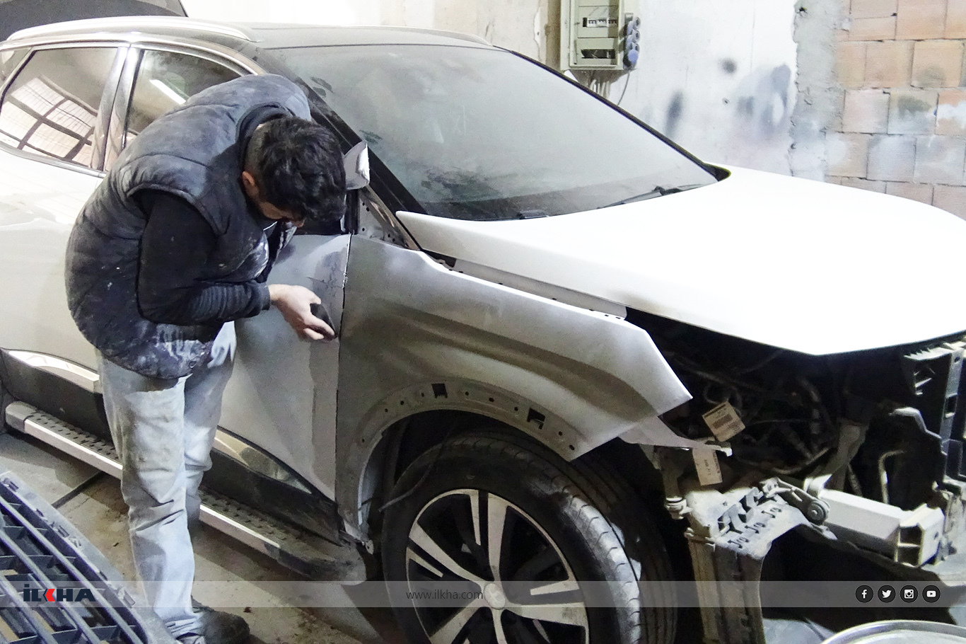 Yağışlar kazaları artırdı, kaportacılar taleplere yetişemiyor