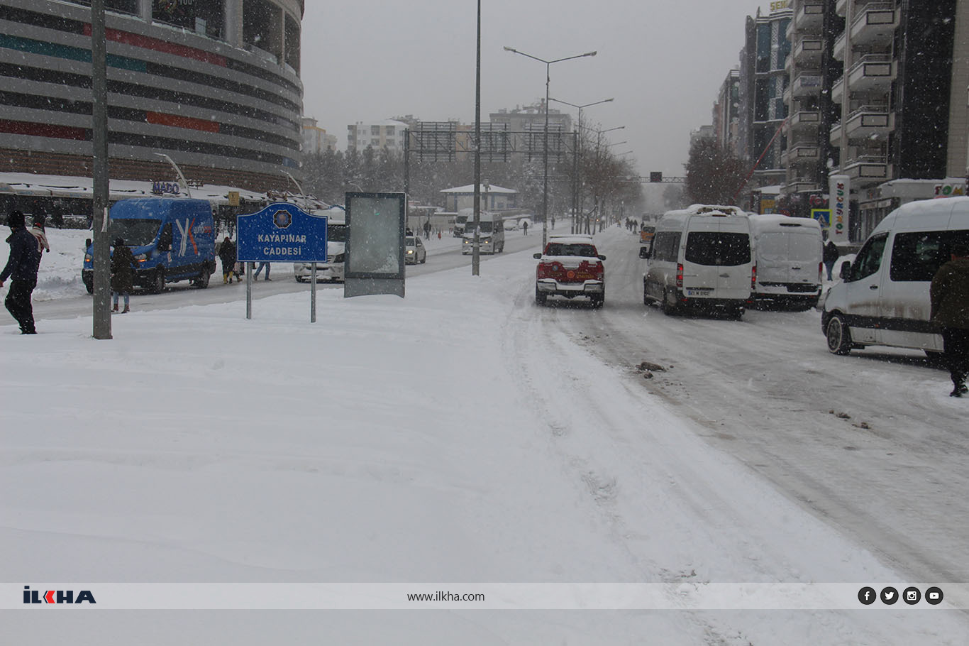 Diyarbakır’da kar sonrası kartpostallık manzaralar