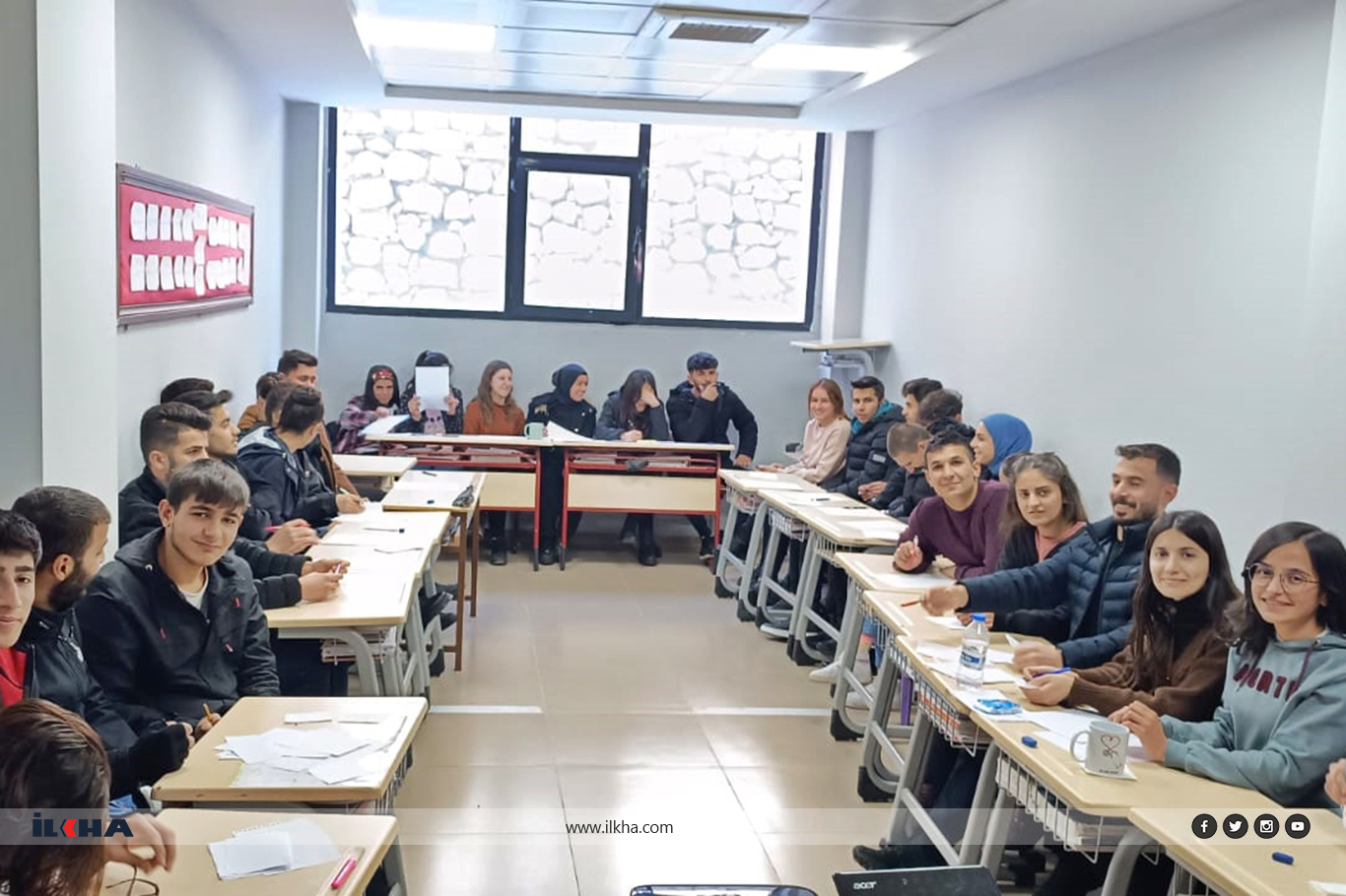 Şırnak’ta gönüllü öğretmenler öğrencileri sınava hazırlıyorlar