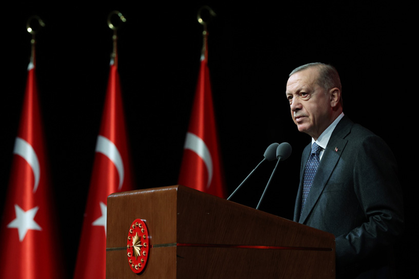 Cumhurbaşkanı Recep Tayyip Erdoğan, Beştepe Millet Kongre ve Kültür Merkezi’nde düzenlenen 2022-2023 Yükseköğretim Akademik Yıl Açılış Töreni’ne katılarak bir konuşma yaptı.