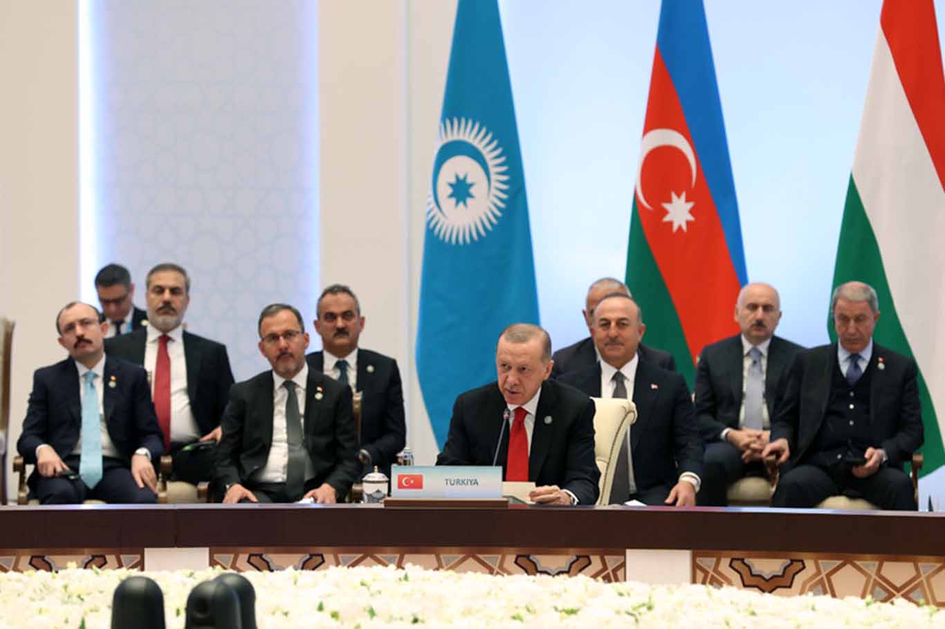 Erdoğan addresses Turkic States summit in Samarkand