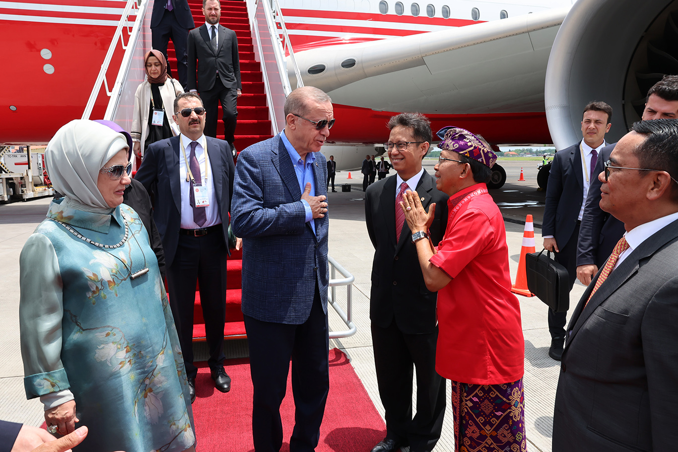 Turkish President Erdoğan arrives in Indonesia