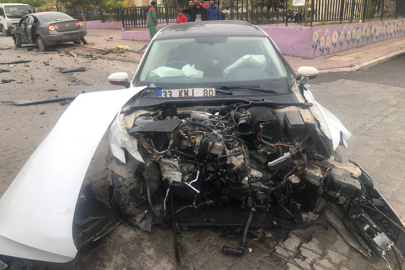Şanlıurfa'da maddi hasarlı trafik kazası