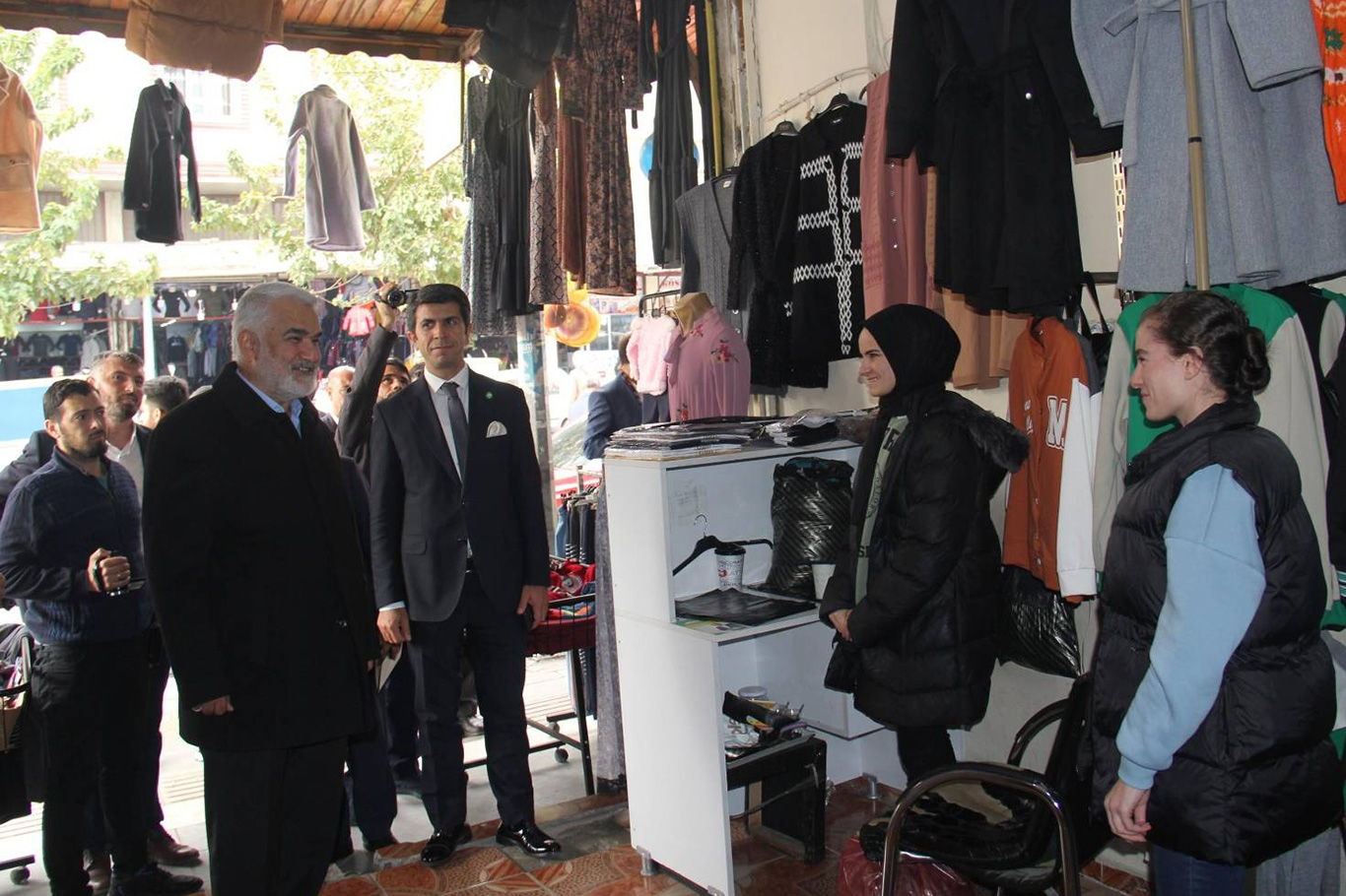 Yapıcıoğlu'ndan Şanlıurfa esnafına ziyaret
