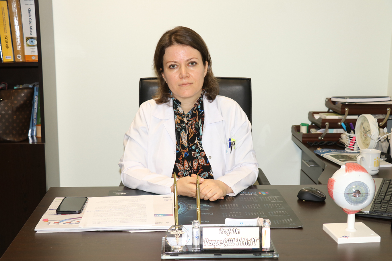 önü Üniversitesi Tıp Fakültesi Göz Hastalıkları Anabilim Dalı Başkanı Prof. Dr. Pembegül Bozgül Fırat