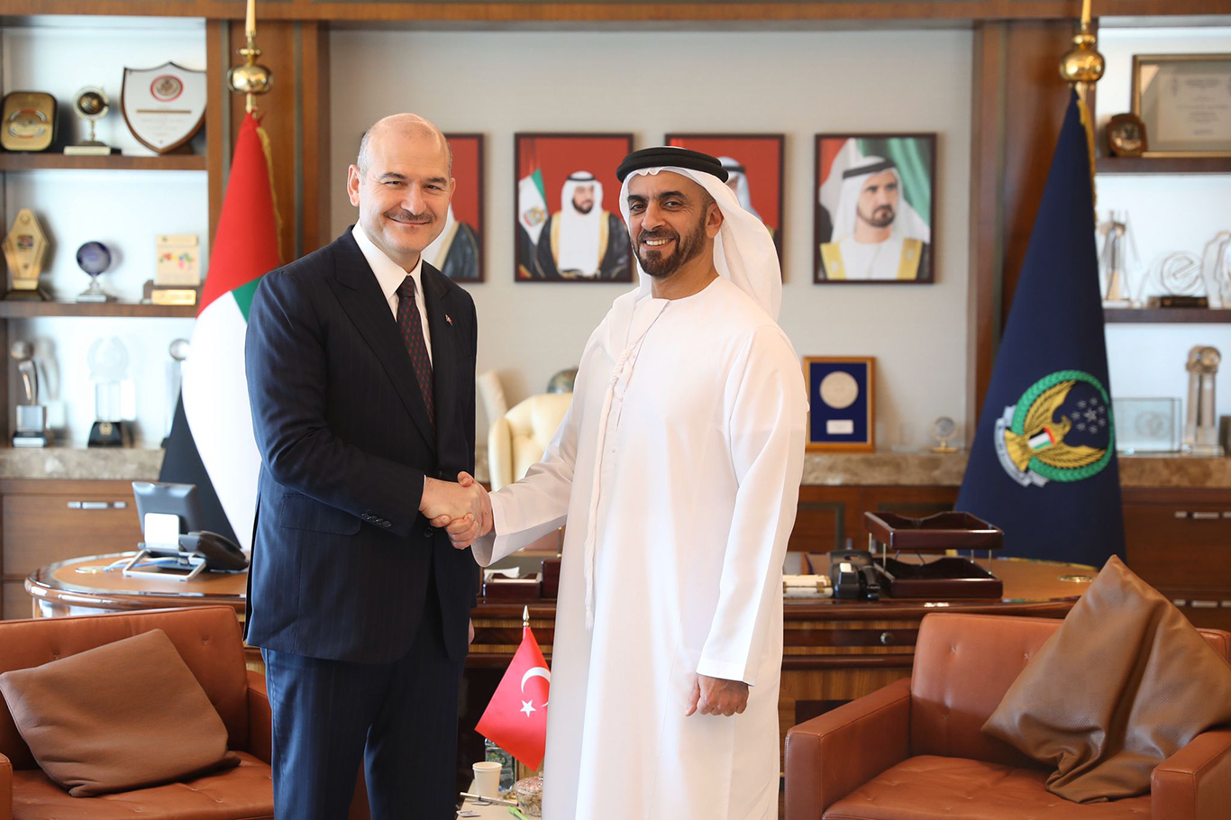 Turkish Interior Minister meets with UAE counterpart in Abu Dabi