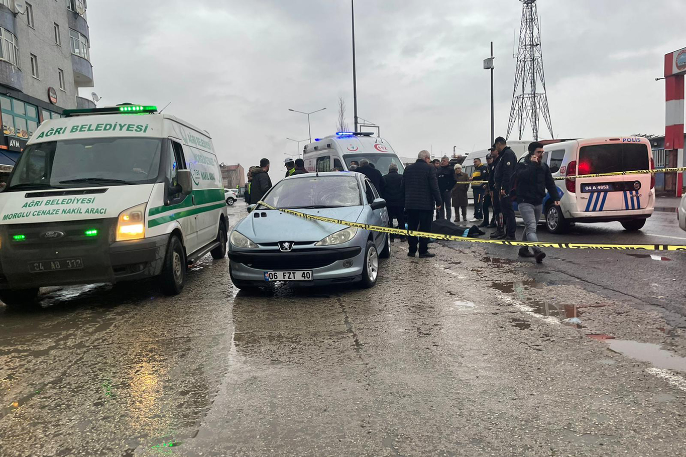 Ağrı'da meydana gelen trafik kazasında 1 kişi vefat etti