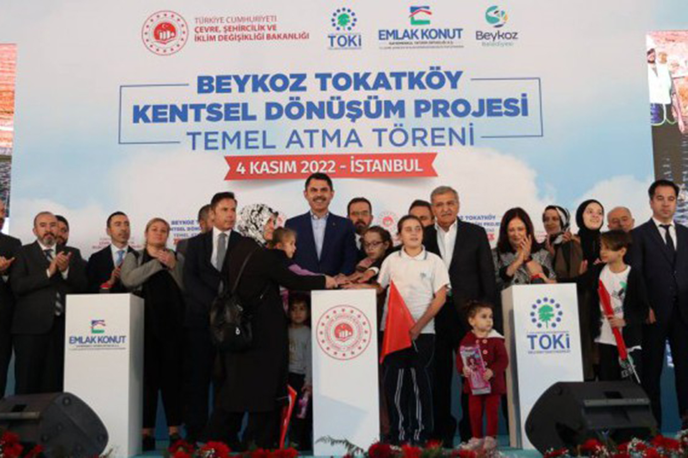 Bakan Kurum, Tokatköy’de 776 konut ve 47 dükkânın temelini attı Bakan Kurum, Tokatköy’de 776 konut ve 47 dükkânın temelini attı