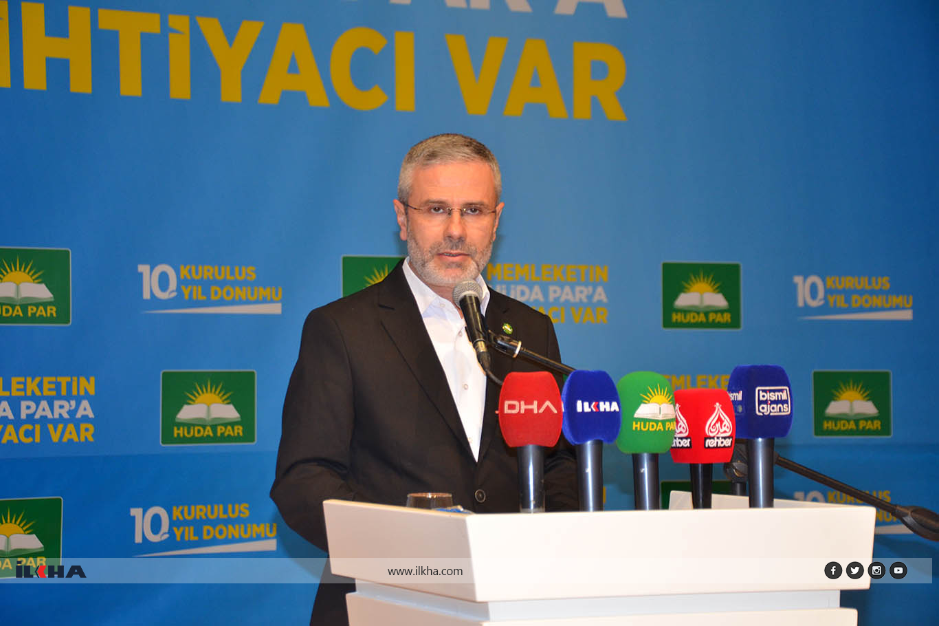 Kurdish issue can be solved through HÜDA PAR’s policies, Yalçın says