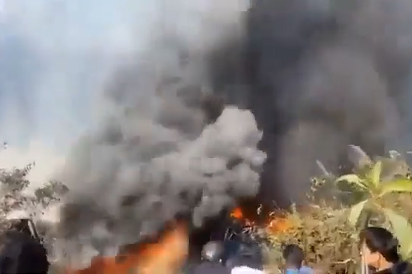 A plane carrying more than 72 people crashes in Pokhara, Nepal A plane carrying more than 72 people crashes in Pokhara, Nepal