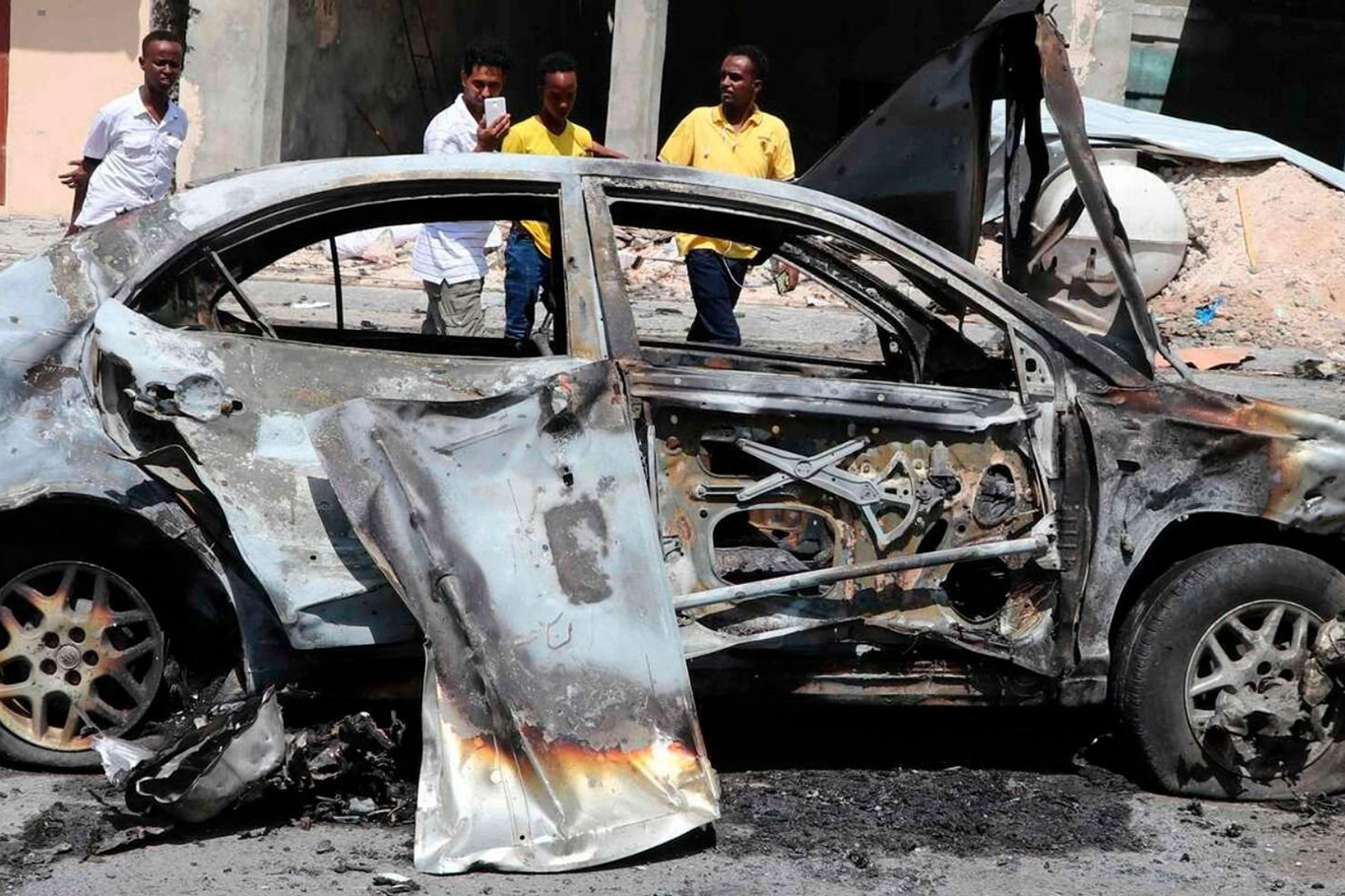 Car bomb attacks kill at least 9 people in central Somalia