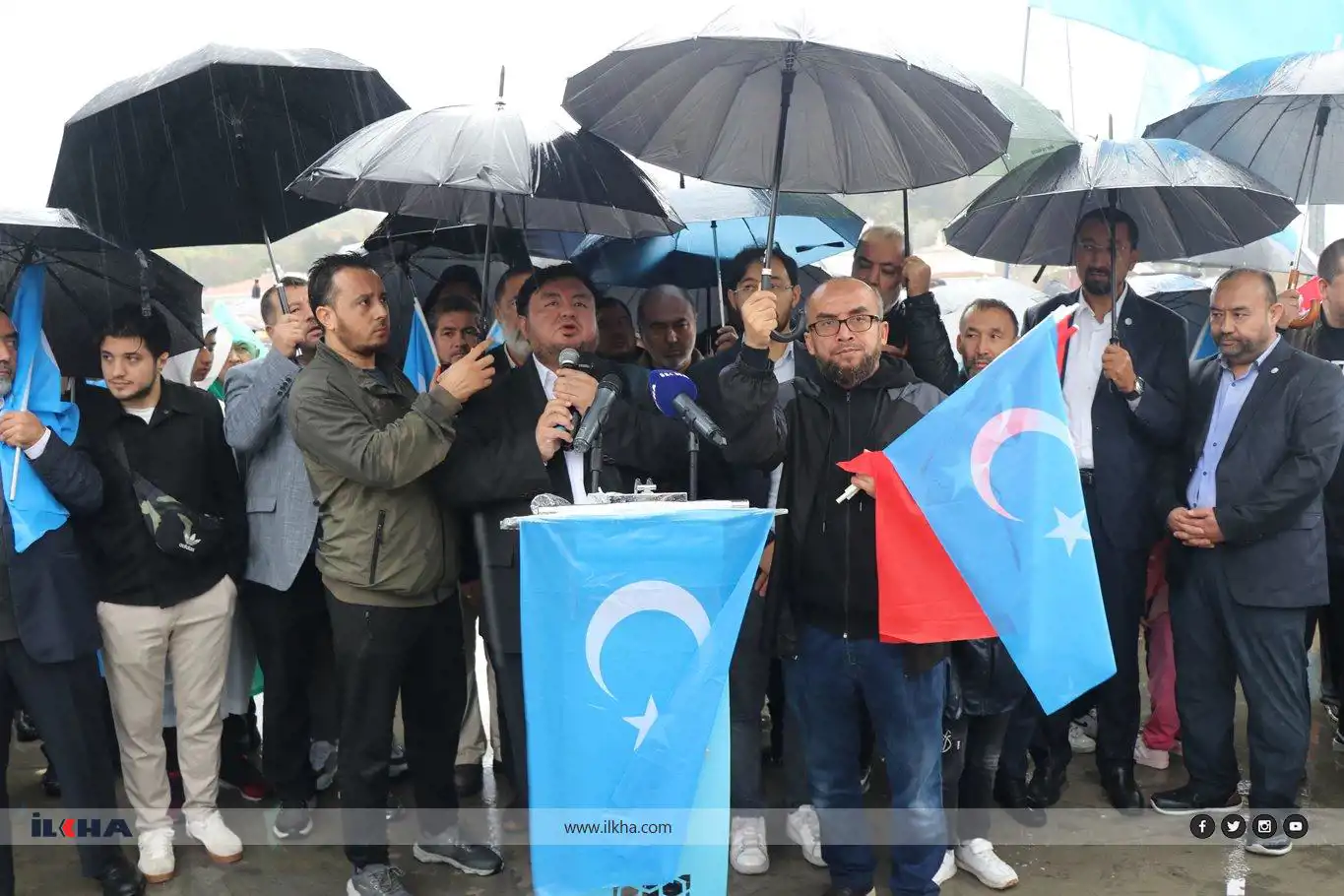 East Turkistan protesters rally in Istanbul, call for Islamic World support for independence