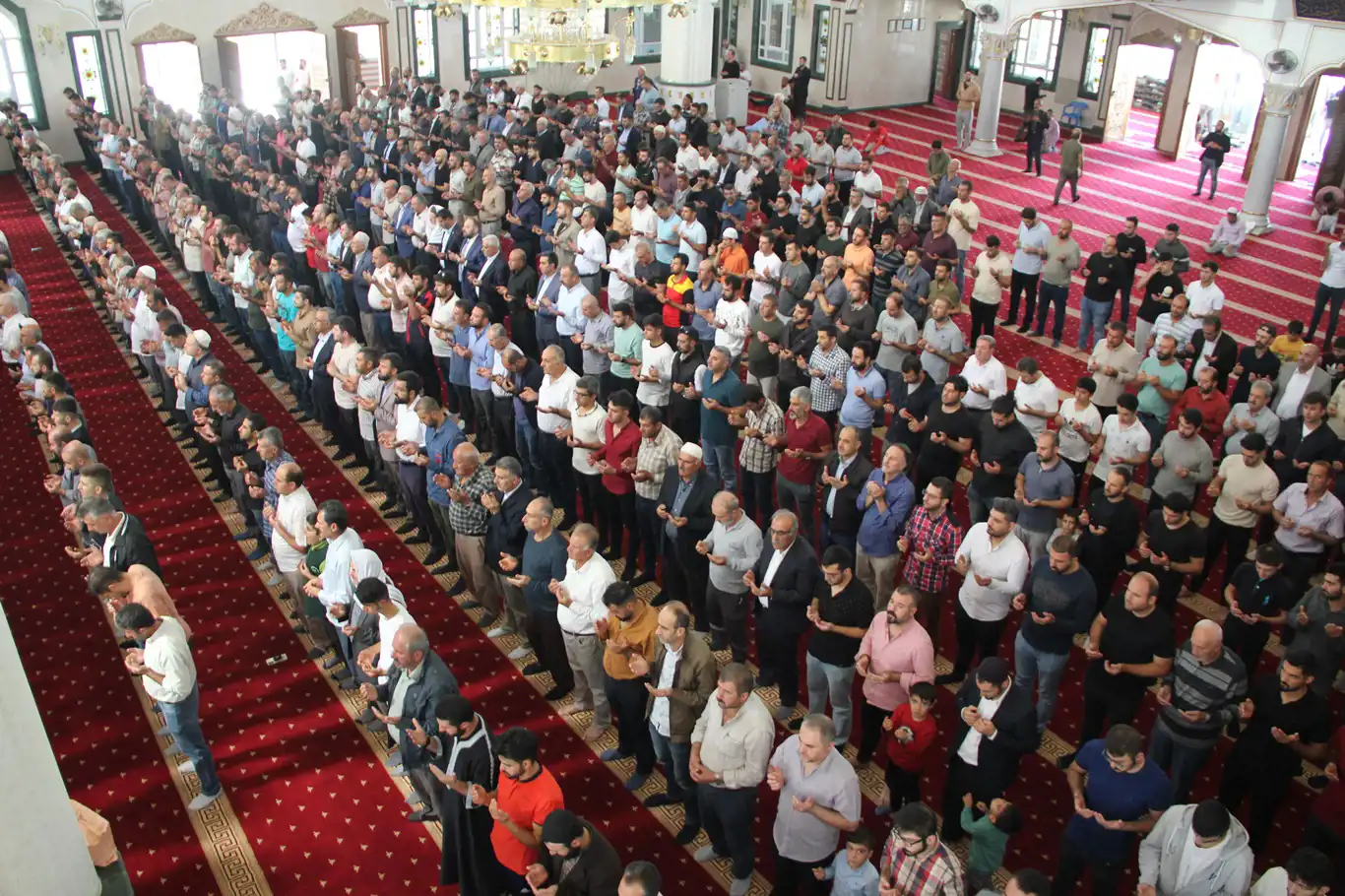Midyat'ta Filistin'deki şehidler için gıyabi cenaze namazı kılındı, dua edildi 