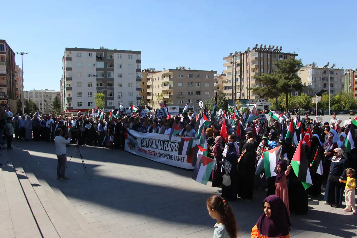 Mardin STK Platformu Filistin'e destek için basın açıklaması düzenledi