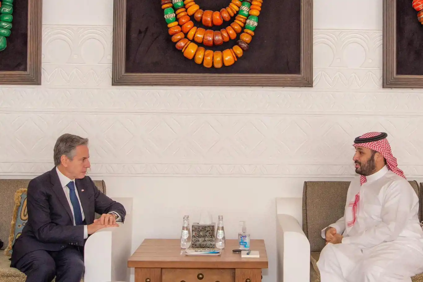 İşgalci ABD, Suudi Prensi Selman ile görüştü