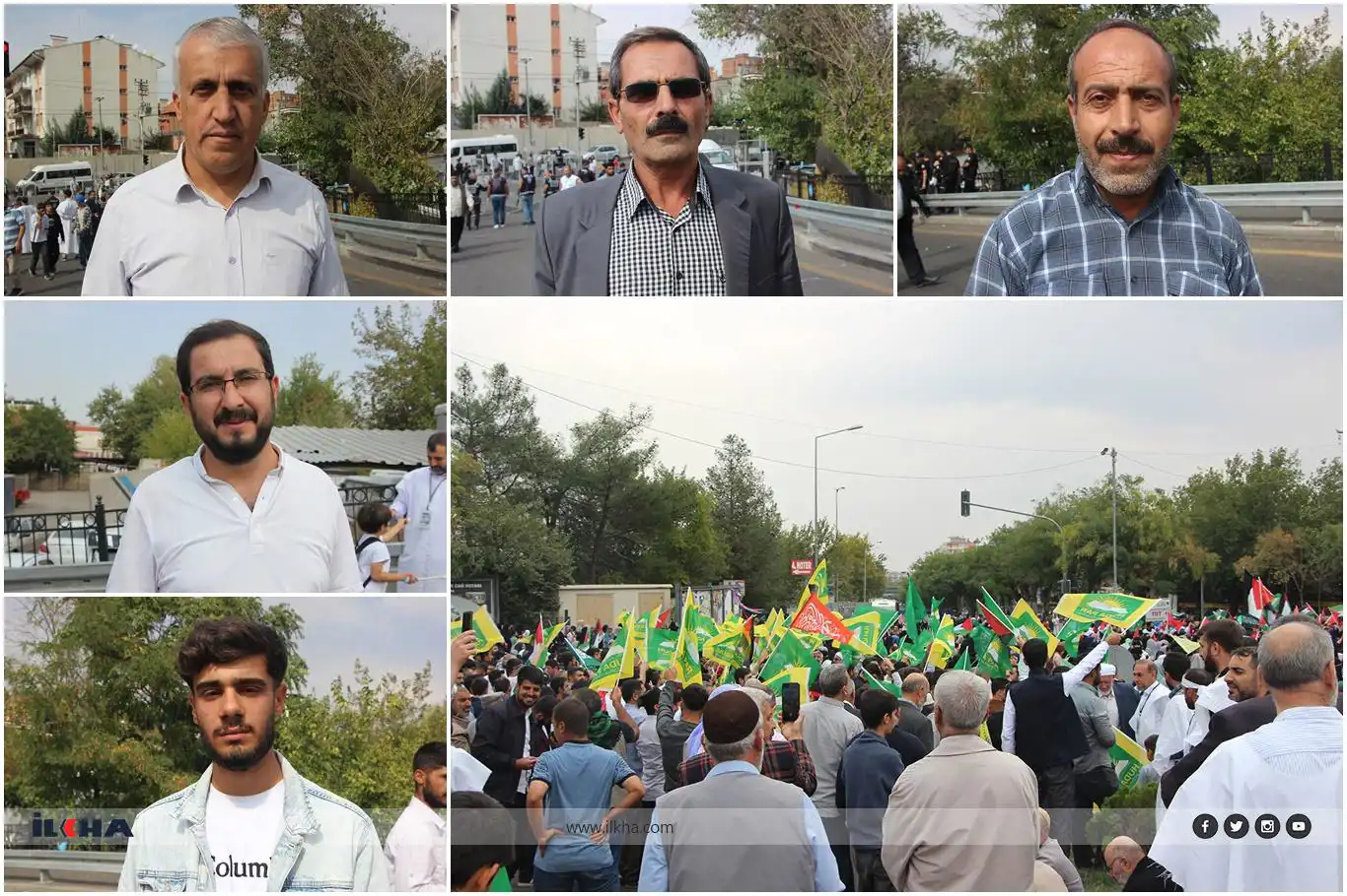 Citizens unite in solidarity for Palestine at Diyarbakır rally Citizens unite in solidarity for Palestine at Diyarbakır rally