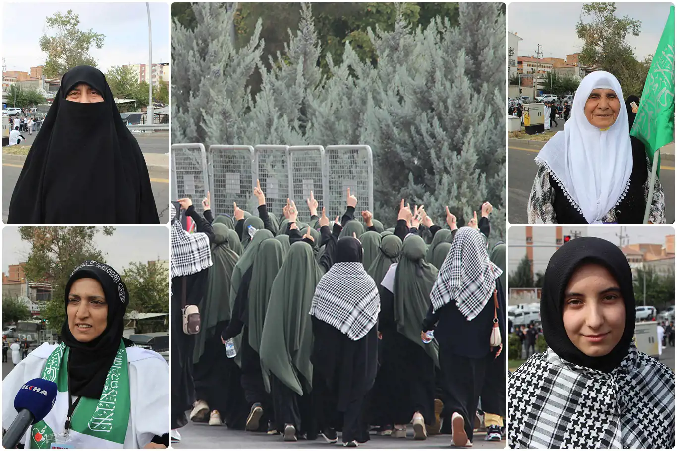 Kudüs mitingine katılan kadınlar: Son nefesimize kadar bu davanın arkasındayız