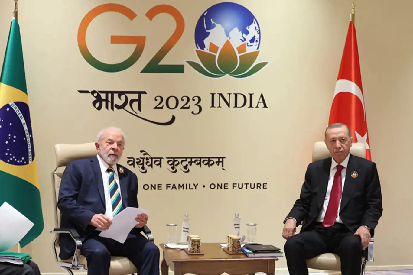 Cumhurbaşkanı Erdoğan Brezilya Devlet Başkanı Lula da Silva ile görüştü Cumhurbaşkanı Erdoğan Brezilya Devlet Başkanı Lula da Silva ile görüştü