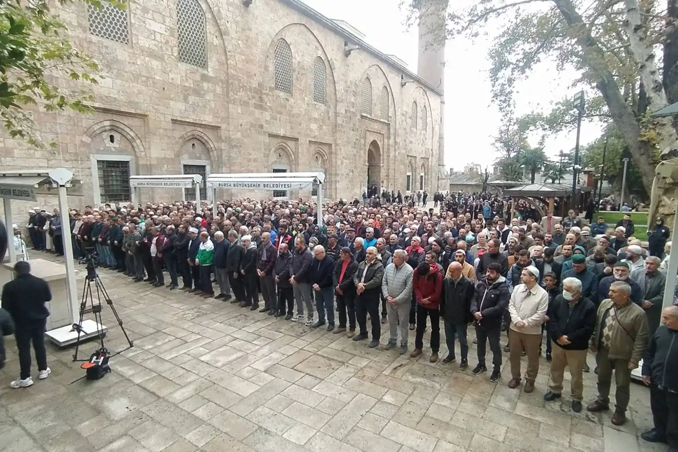 Gazze'deki hastane şehitleri için Bursa'da gıyabi cenaze namazı kılındı