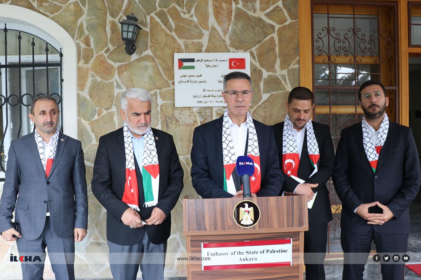 HÜDA PAR Chairman visits Palestinian Embassy to convey solidarity and support HÜDA PAR Chairman visits Palestinian Embassy to convey solidarity and support