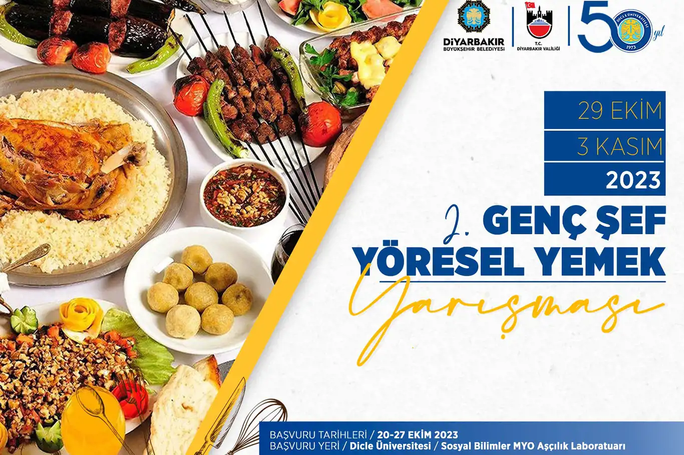 "2. Genç Şef Yöresel Yemek Yarışması" düzenlenecek "2. Genç Şef Yöresel Yemek Yarışması" düzenlenecek