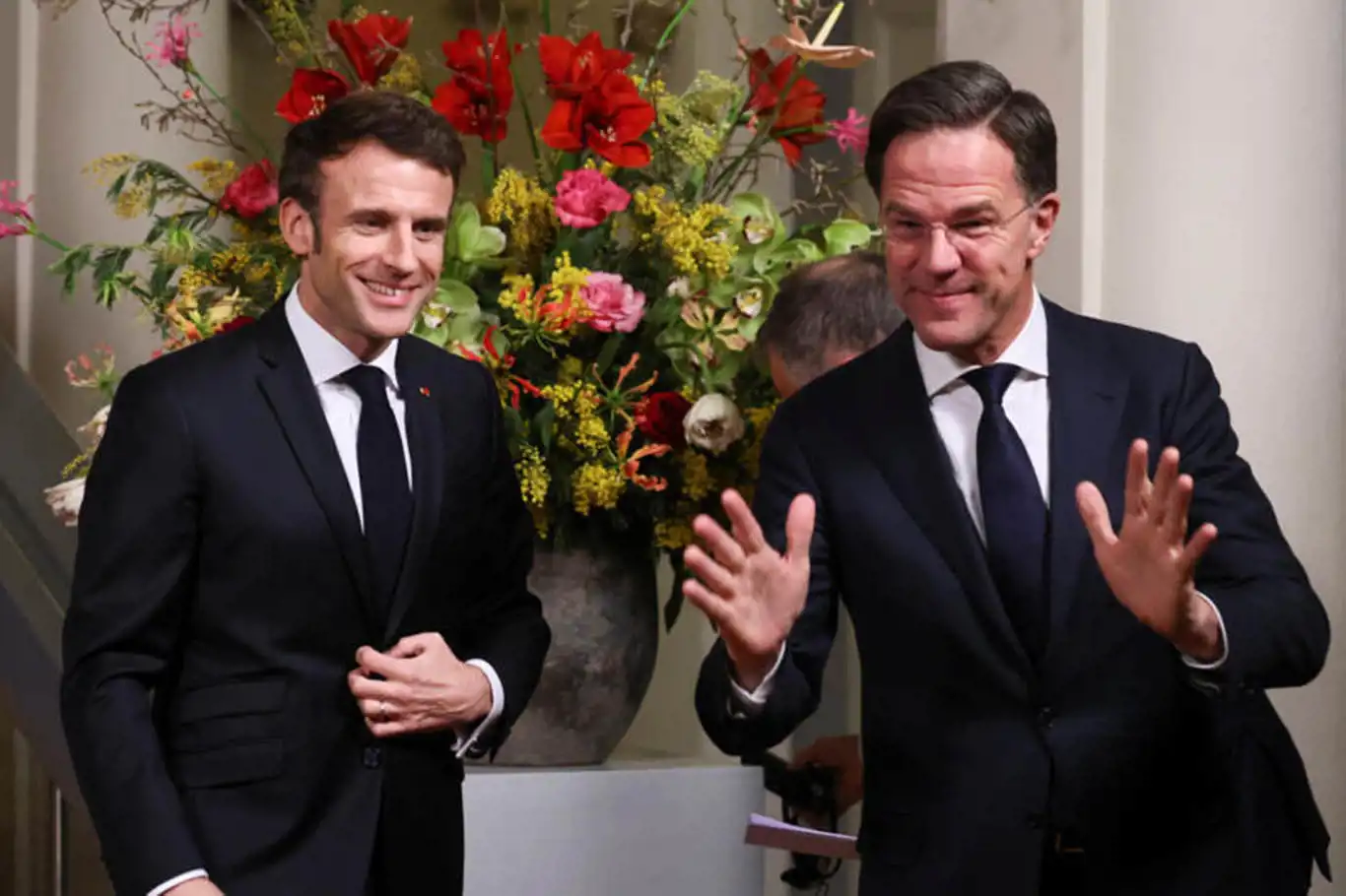 Rutte, Macron ve Miçotakis'ten siyonist rejime destek ziyareti