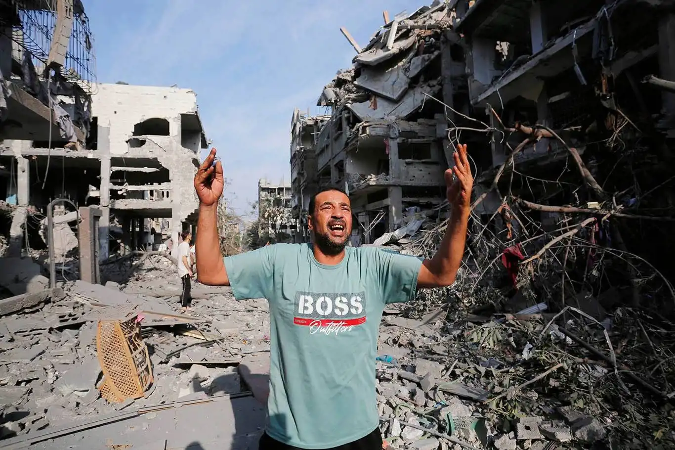 Siyonist rejimin Gazze'ye saldırılarında 20'nci gün