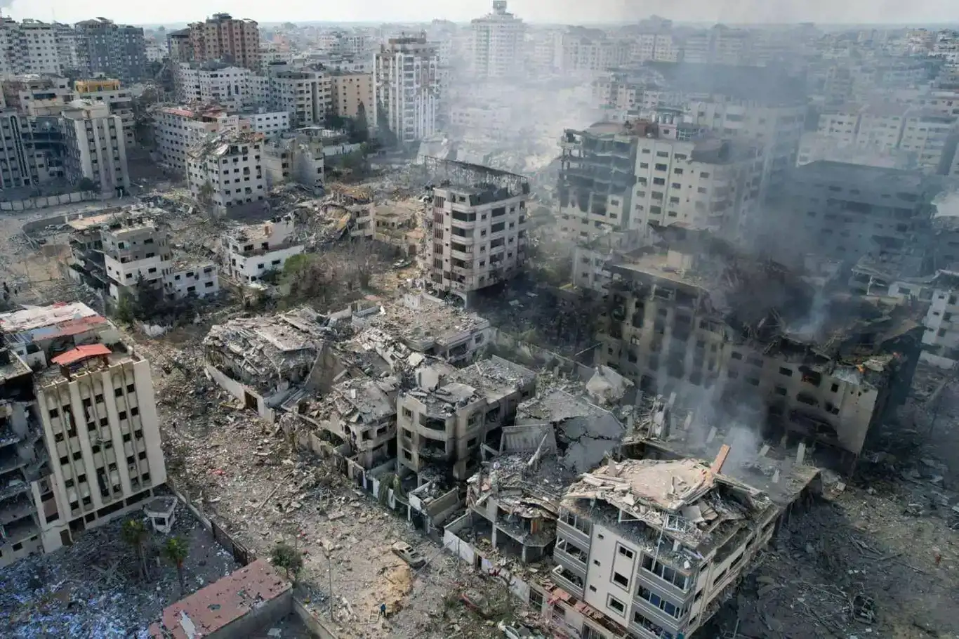 Siyonist rejimin Gazze'ye saldırılarında 21'inci gün