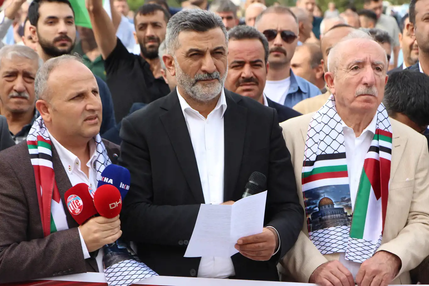 Mardin'de Gazze için basın açıklaması ve dua