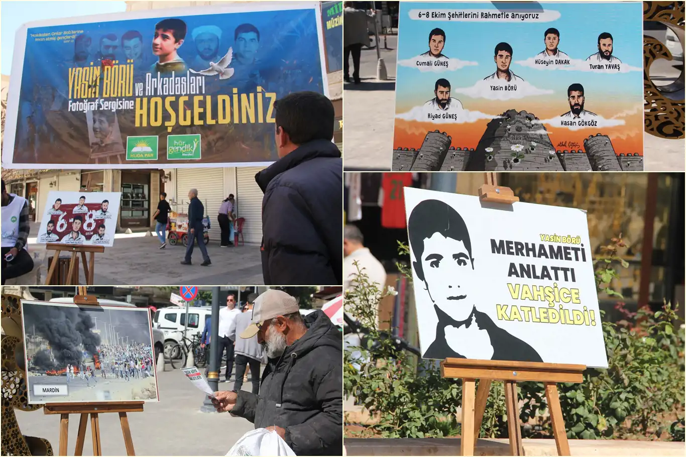 Mardin'de Yasin Börü ve arkadaşları resim sergileriyle yad edildi 