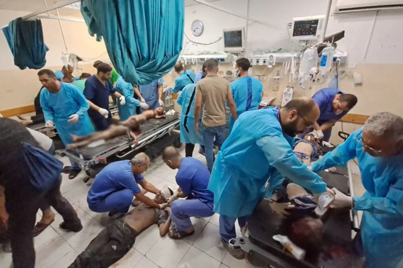 Gazze Sağlık Bakanlığı, hastanelerin biten yakıtı nedeniyle acil yardım çağrısında bulundu