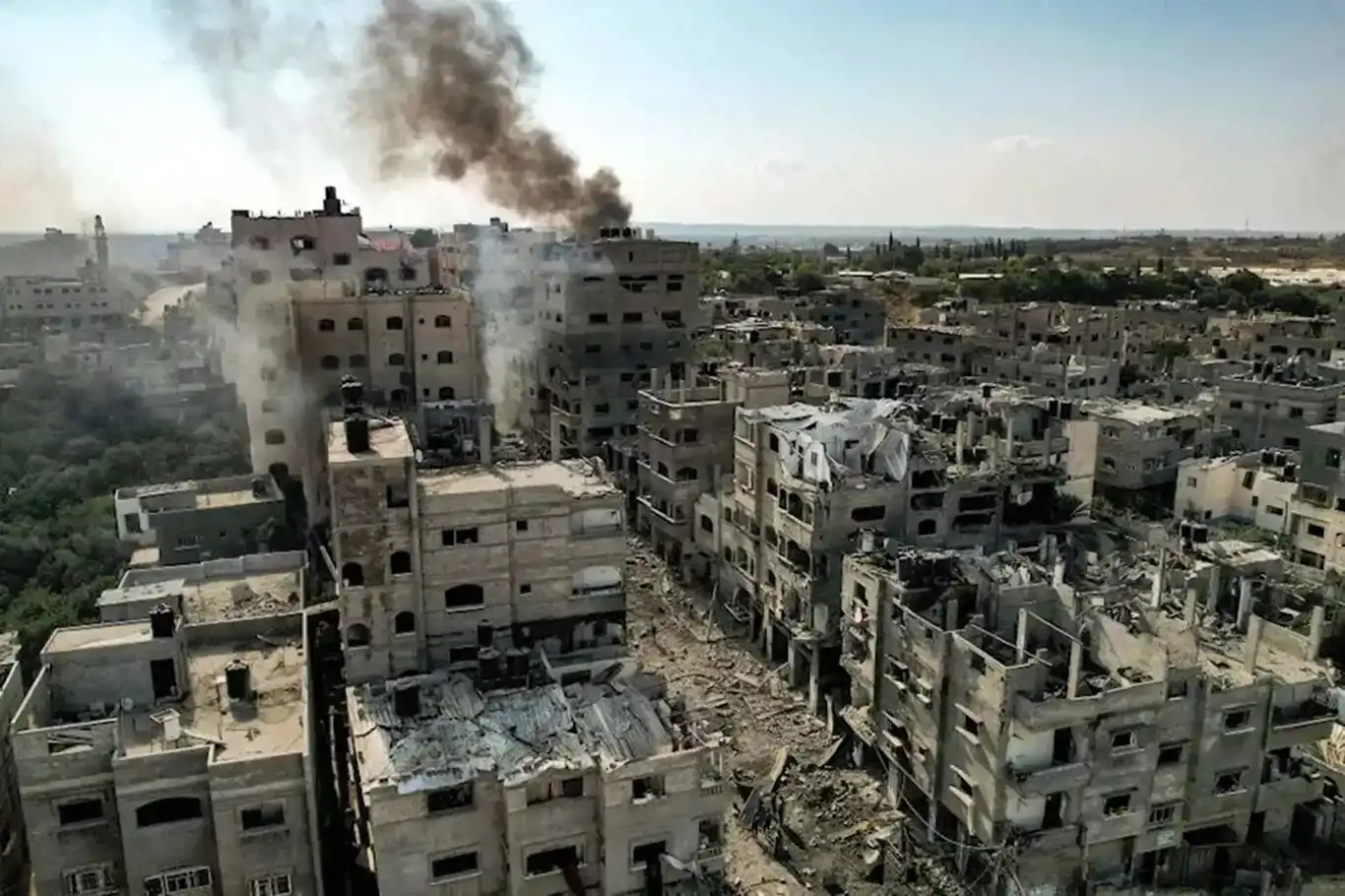 Siyonist rejim Gazze'de 11 binden fazla yeri vurduğunu bildirdi