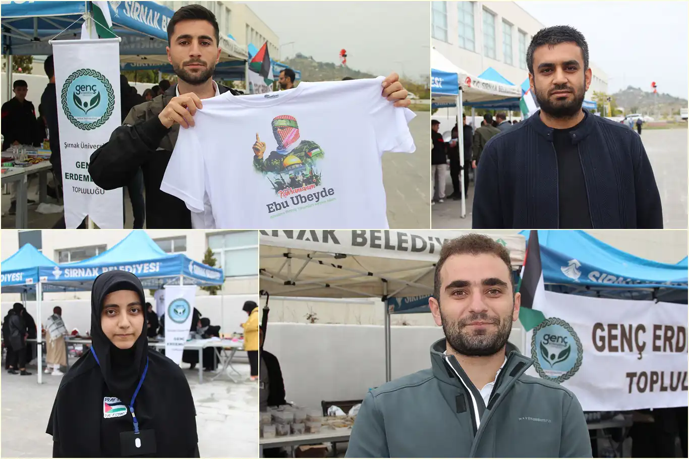 Üniversite öğrencileri Gazze yararına kermes düzenledi