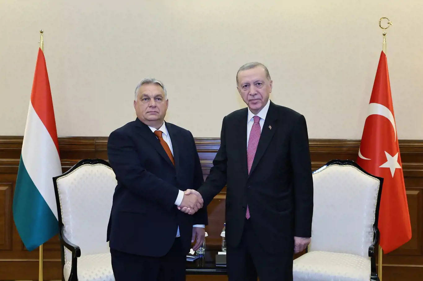 Cumhurbaşkanı Erdoğan ile Orban arasında "Filistin" görüşmesi